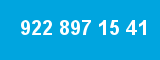 922 897 15 41 922 897 15 41